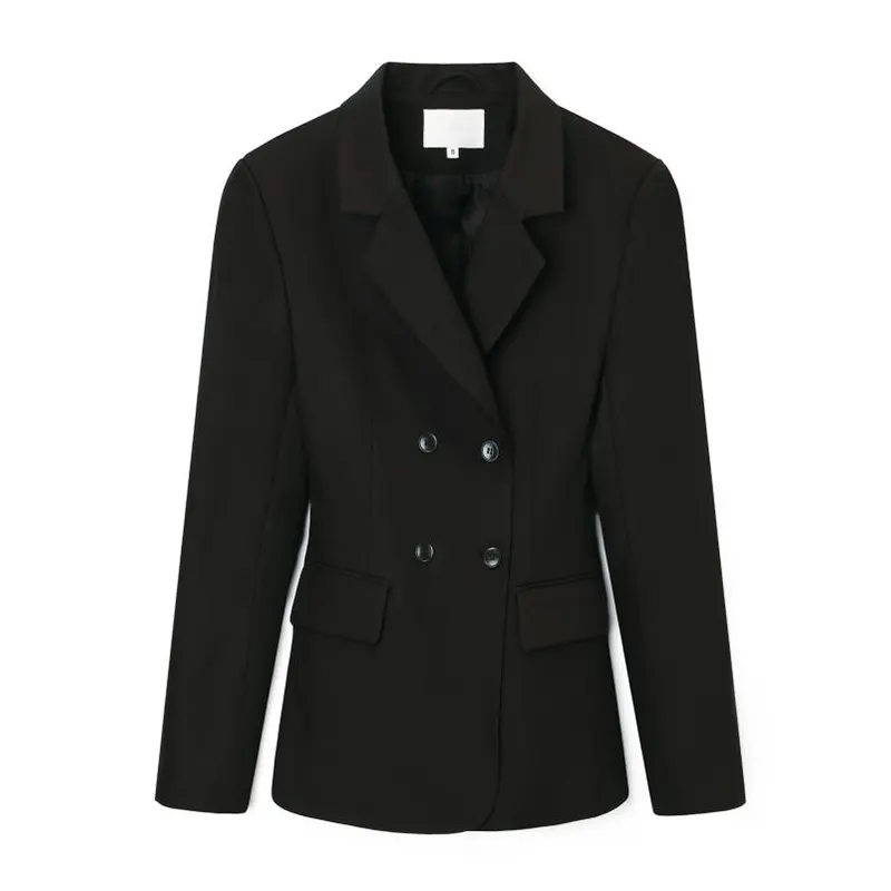 Veelkleurige slim-fit smart-casual damesblazer